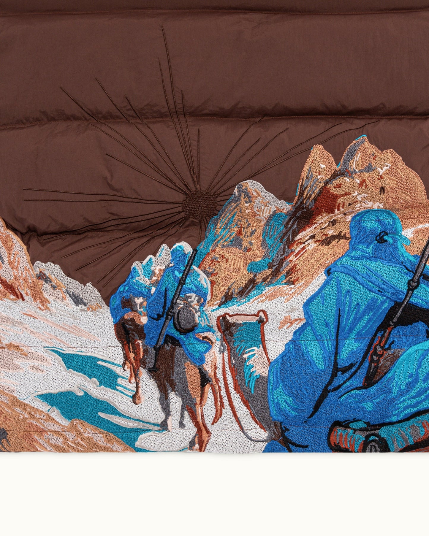 Rihla Puffer Brown(Printed Version)