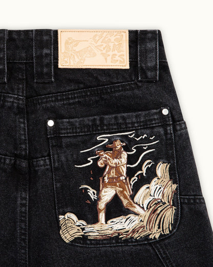 Fast Draw Black Denim（Printed Version）