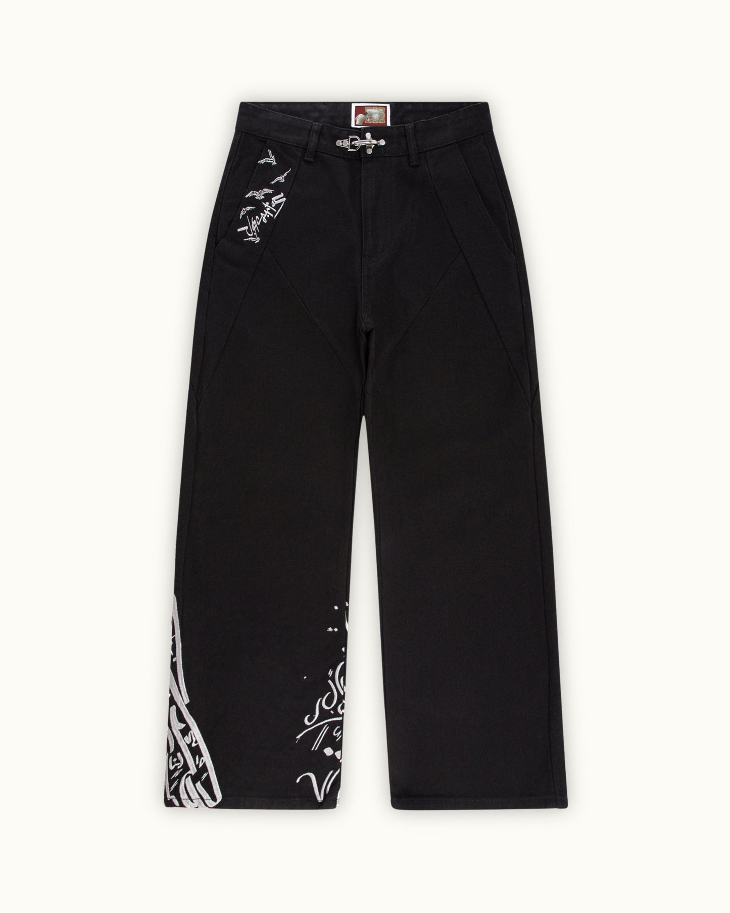 Black Crescent Pants（Printed Version）