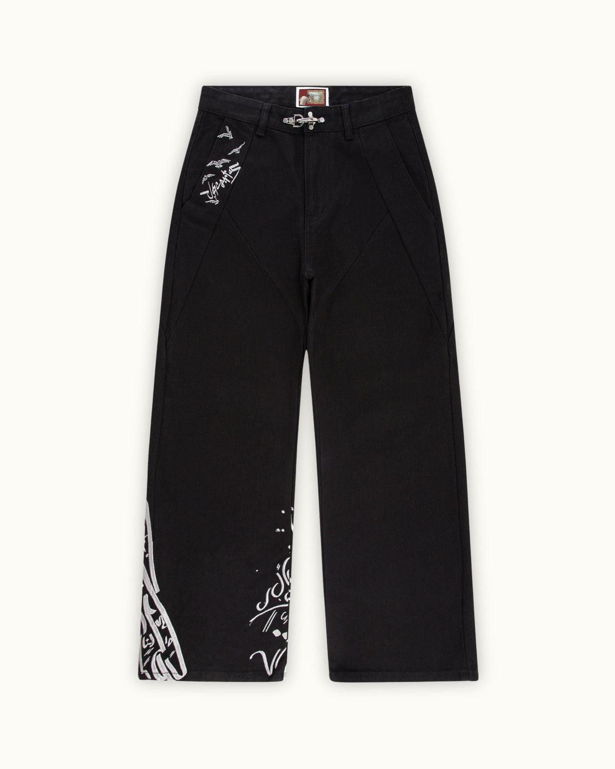 Black Crescent Pants（Printed Version）