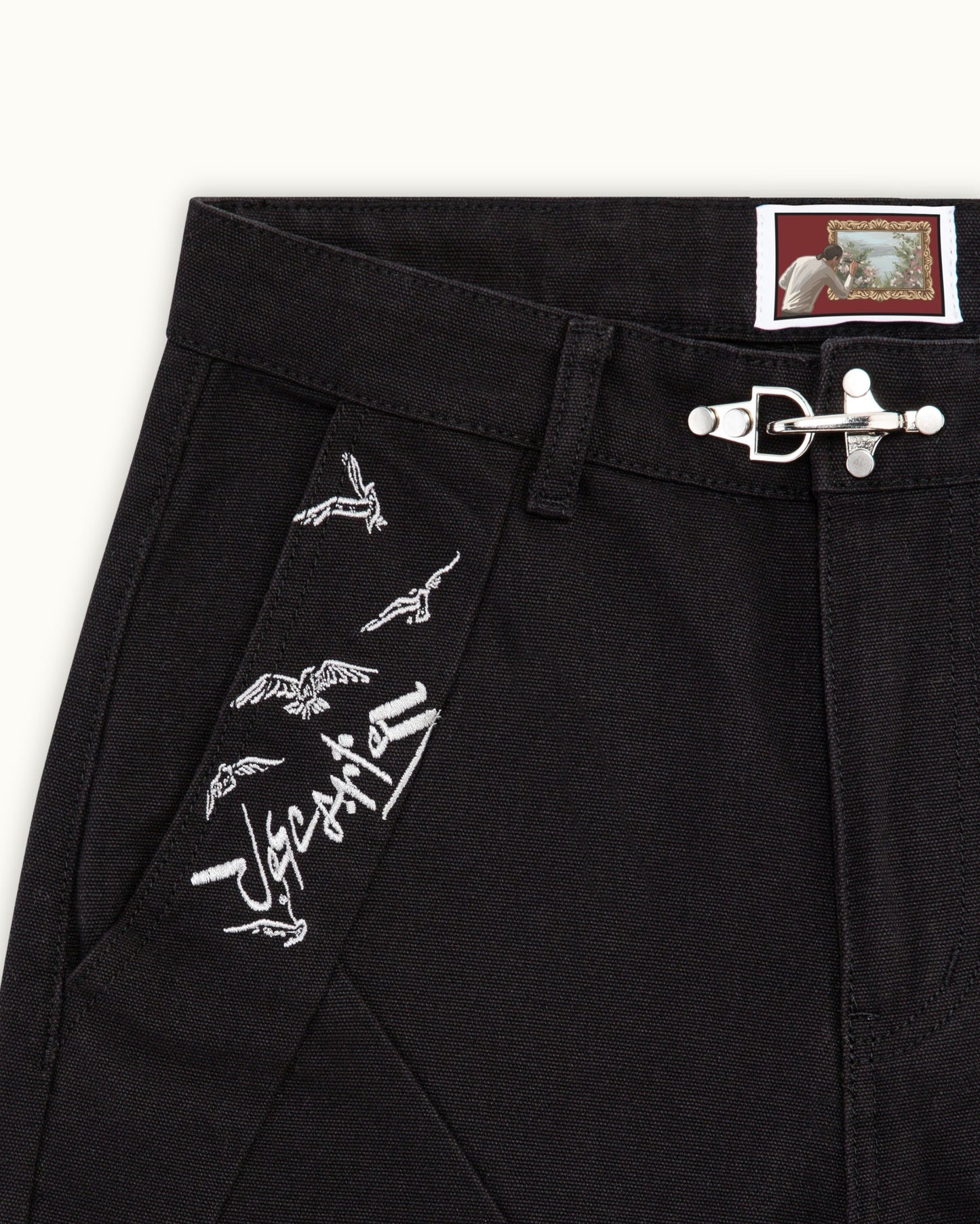 Black Crescent Pants（Printed Version）