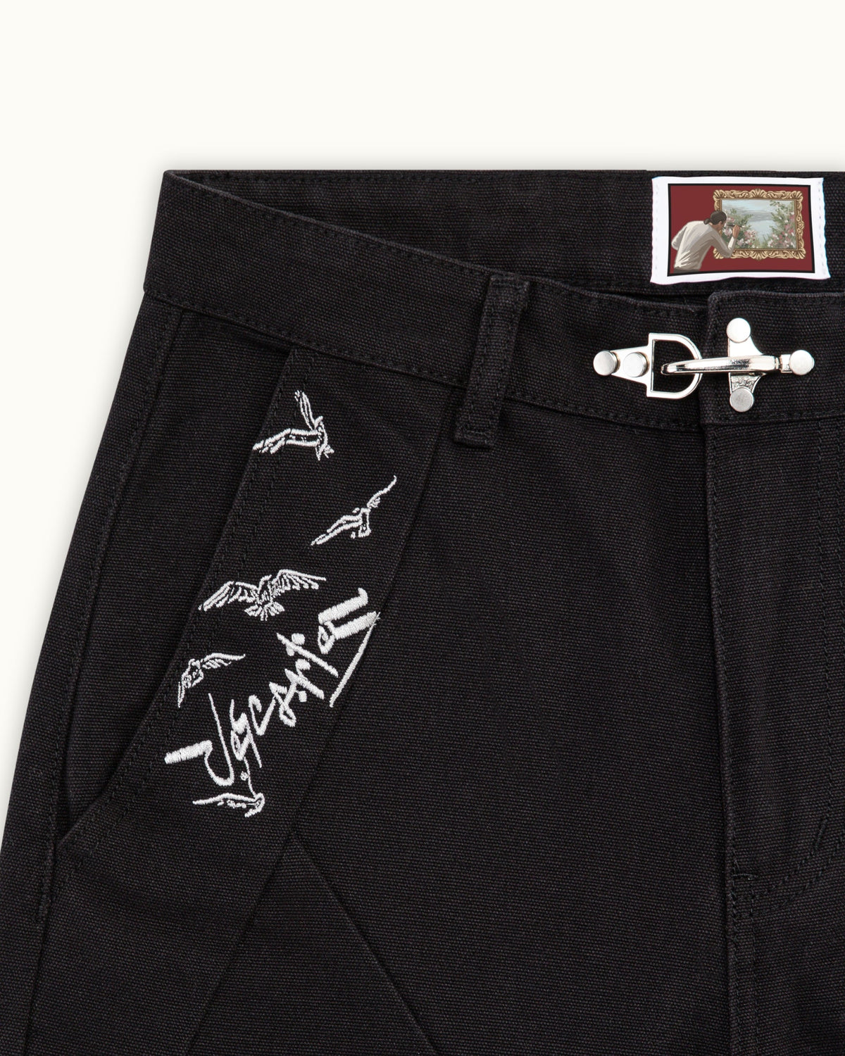 Black Crescent Pants（Printed Version）