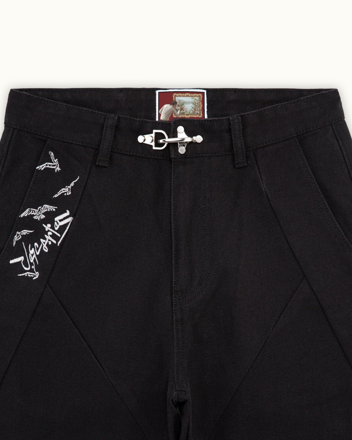 Black Crescent Pants（Printed Version）