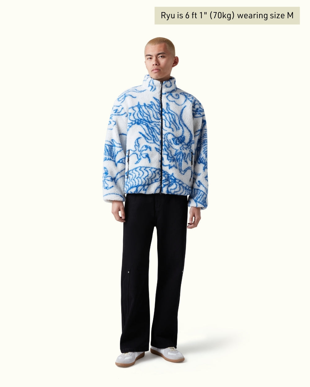 Ryu Reversible Fleece（Printed Version）