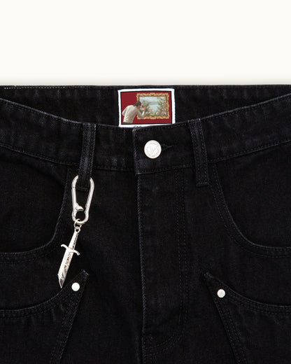 Blossom Black Denim（Printed Version）