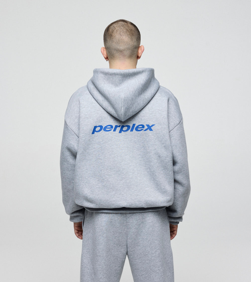 Reversible Zip Hoodie Tracksuit Smoke/Black
