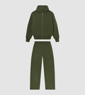Zip Hoodie Tracksuit Olive