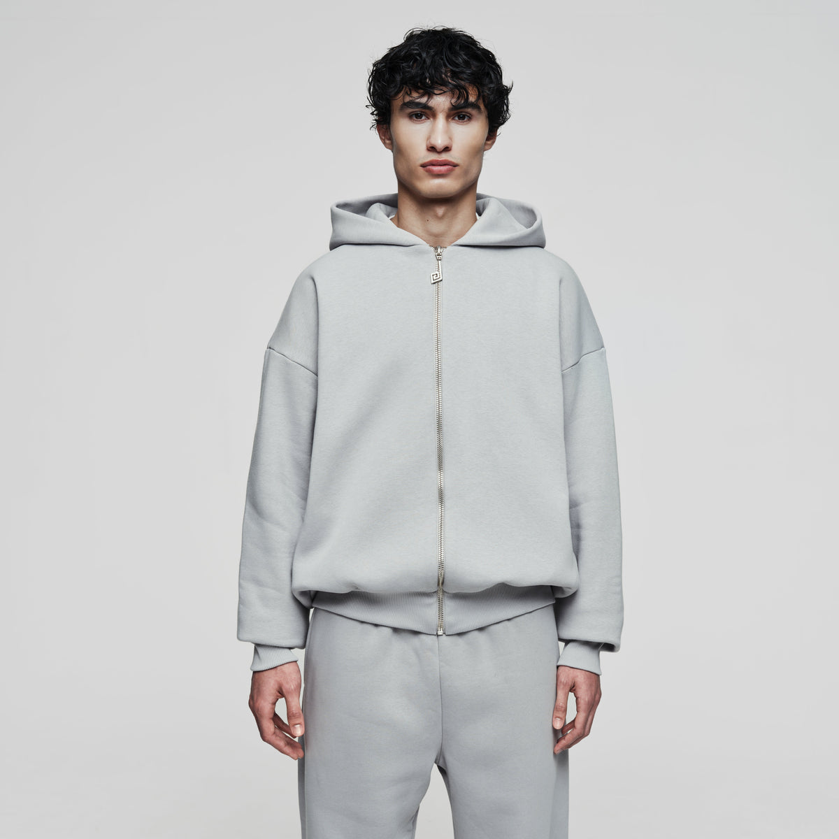 Zip Hoodie Tracksuit Stone