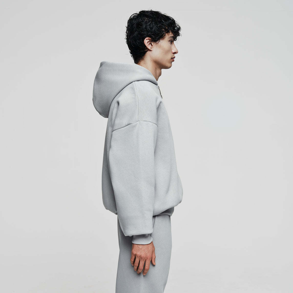 Zip Hoodie Tracksuit Stone