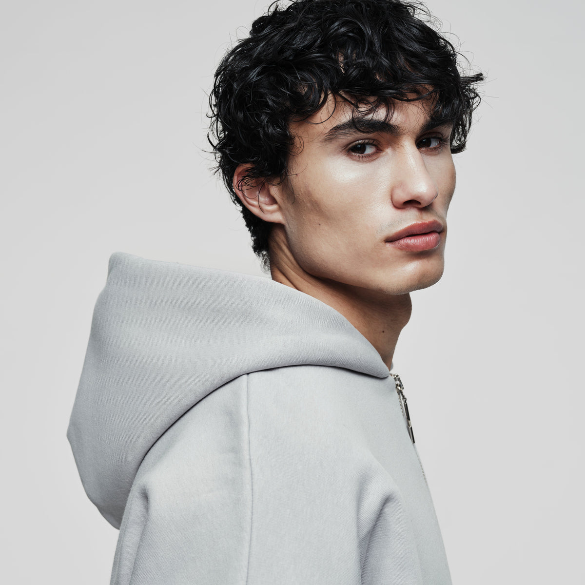 Zip Hoodie Tracksuit Stone