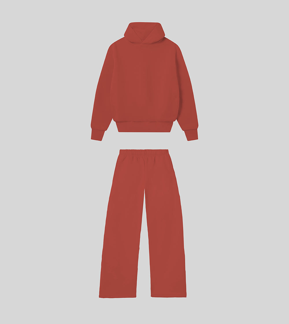 Armor Hoodie Tracksuit Burgundy