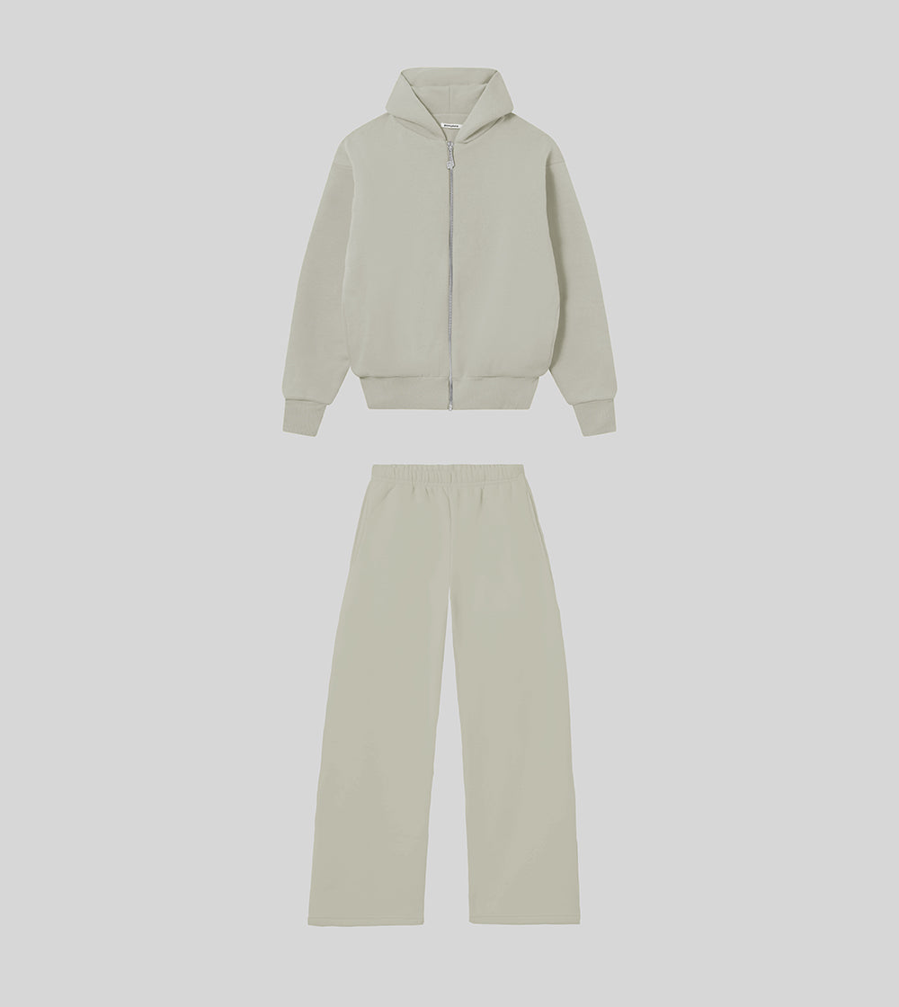 Zip Hoodie Tracksuit Leaf