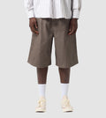 Japanese Raw Denim Shorts Brown