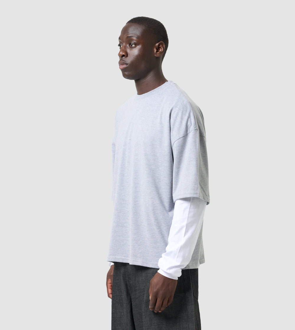 Longsleeve T-Shirt Grey / White
