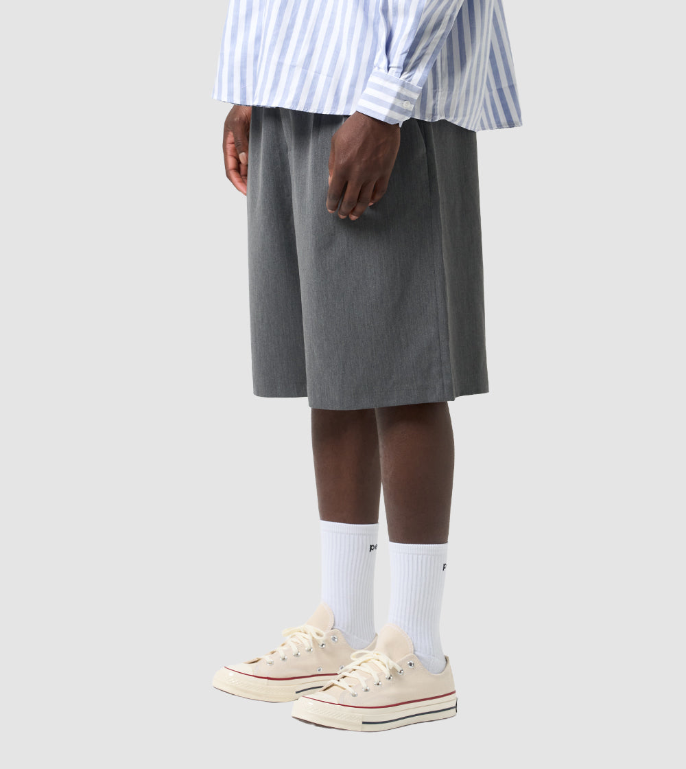 Pleated Shorts Black