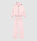 Zip Hoodie Tracksuit Rose