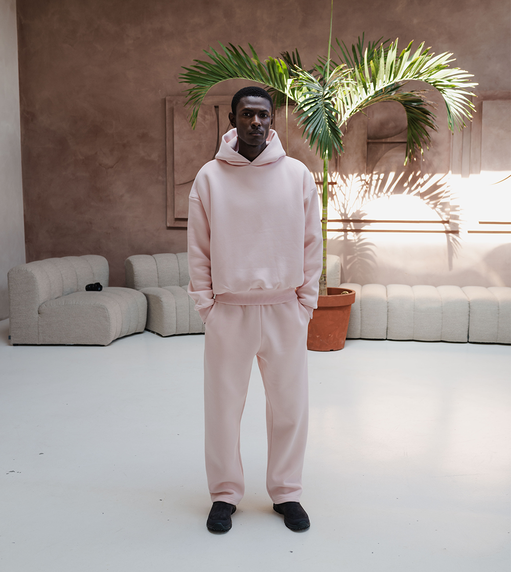 Armor Hoodie Tracksuit Rose