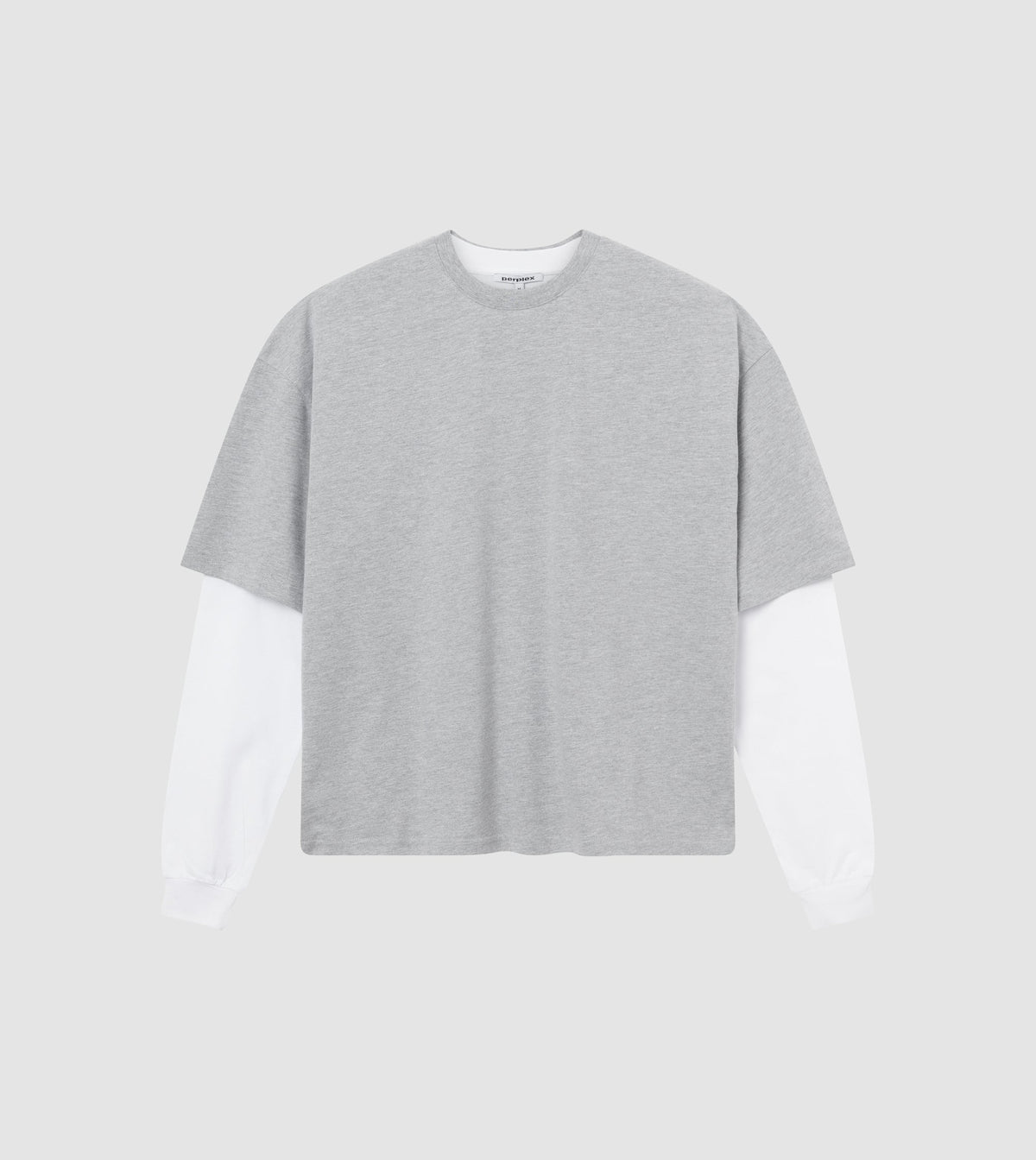 Longsleeve T-Shirt Grey / White