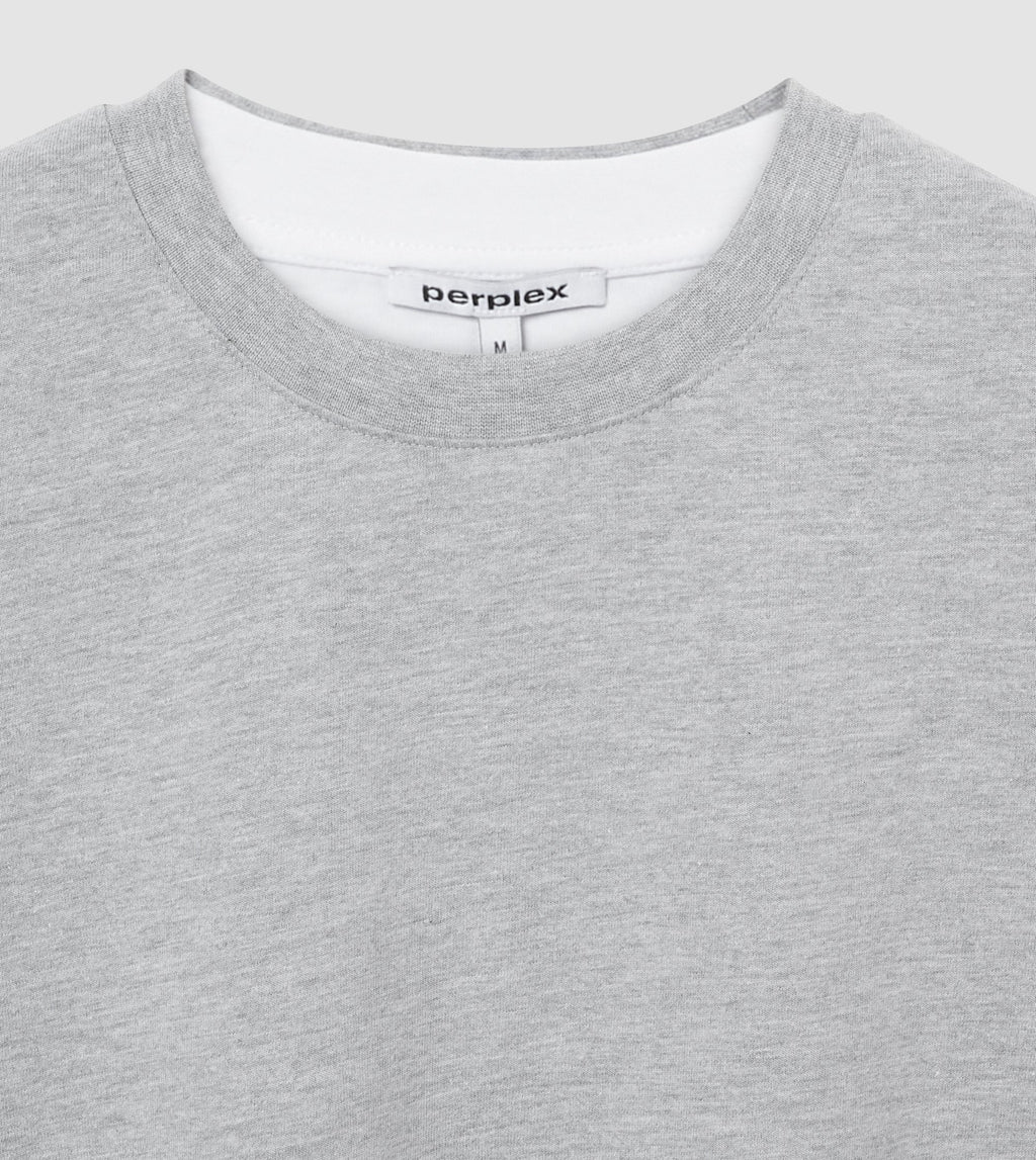 Longsleeve T-Shirt Grey / White