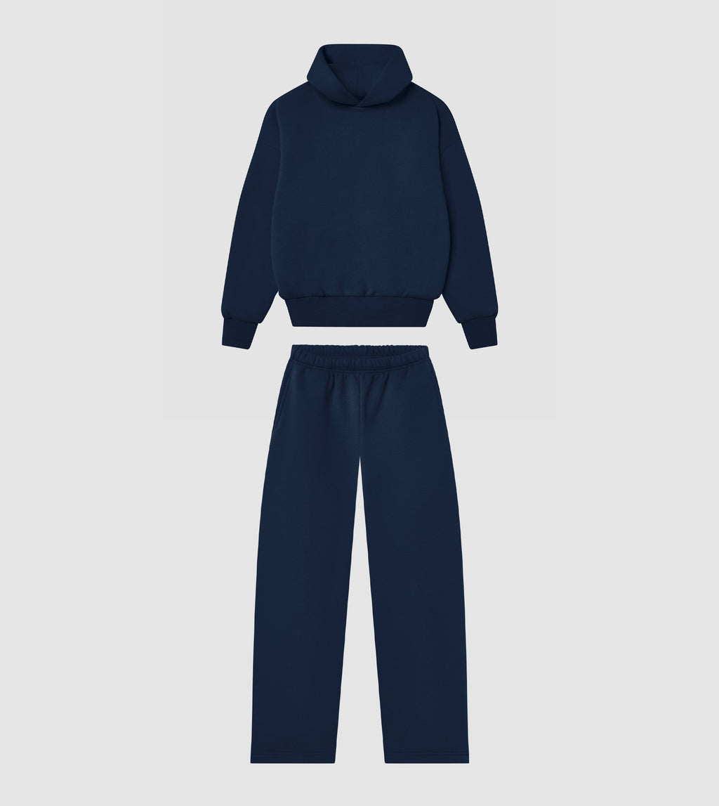 Armor Hoodie Tracksuit Navy