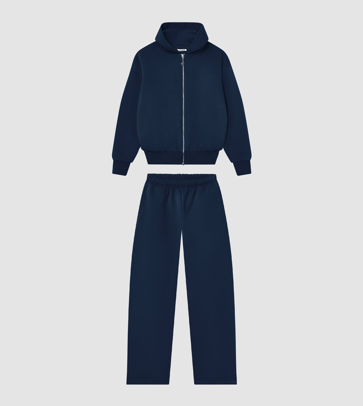 Zip Hoodie Tracksuit Navy