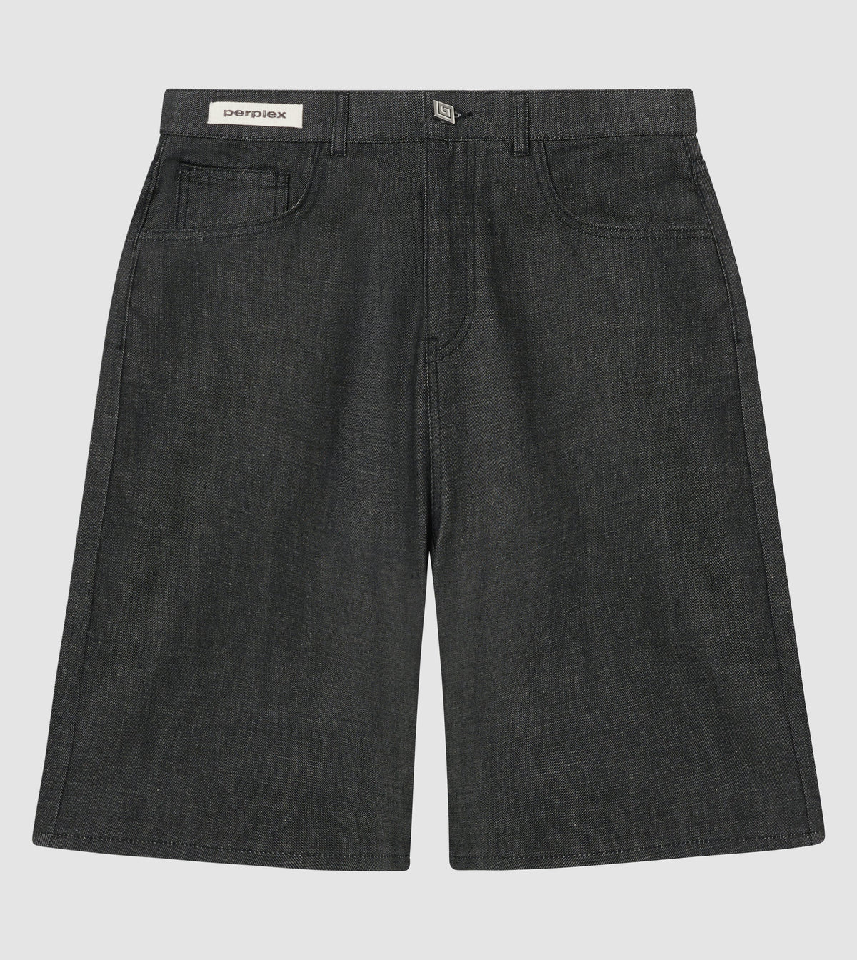 Japanese Raw Denim Shorts Black
